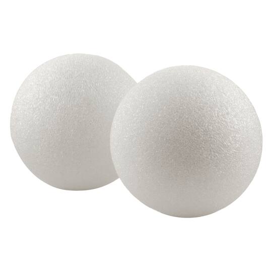Hygloss 6" Styrofoam® Balls, 6 Pack
